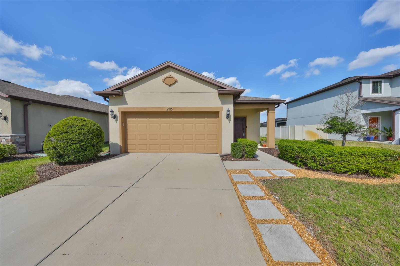 Driveway and from view