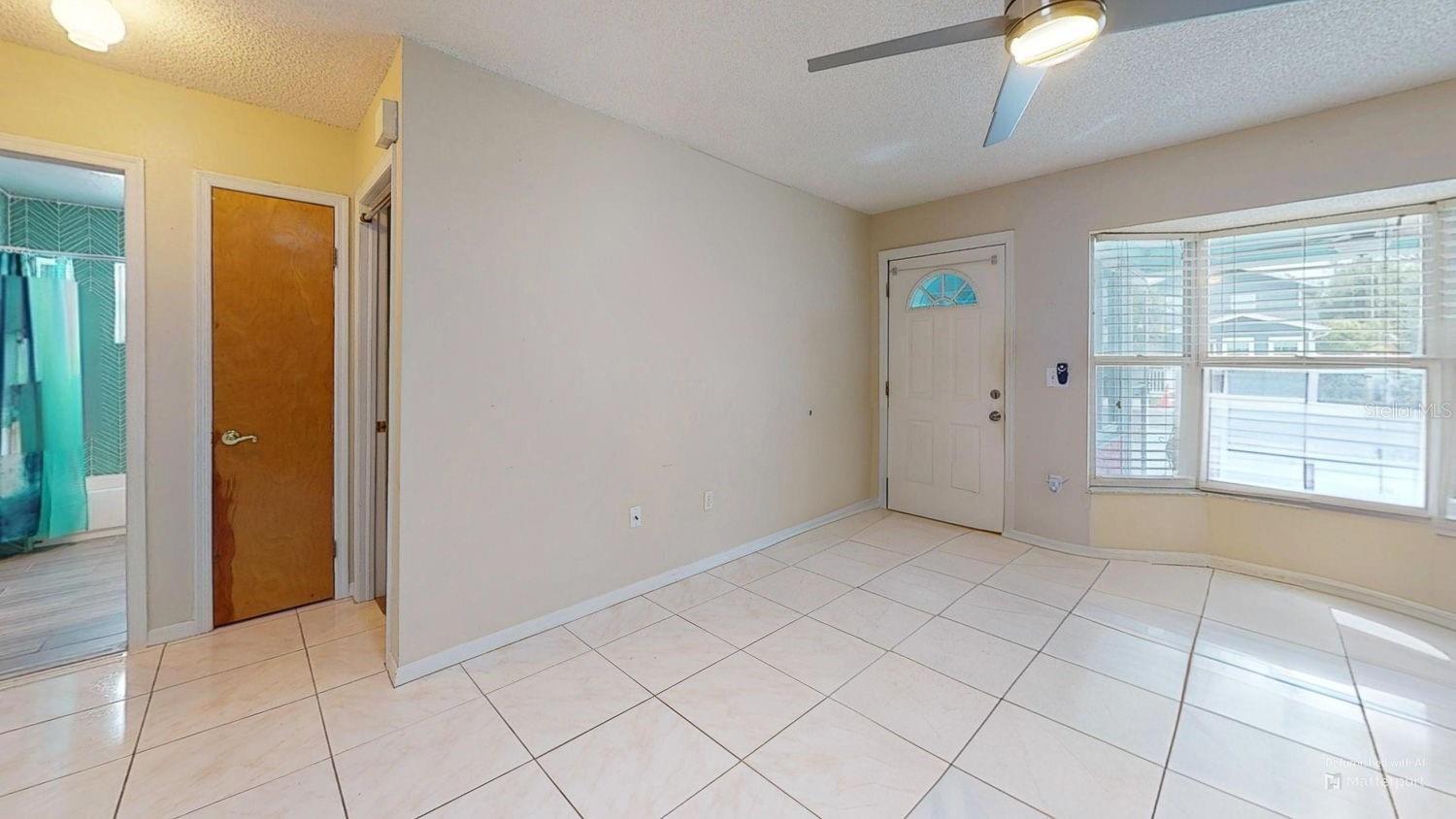 Living room & front door