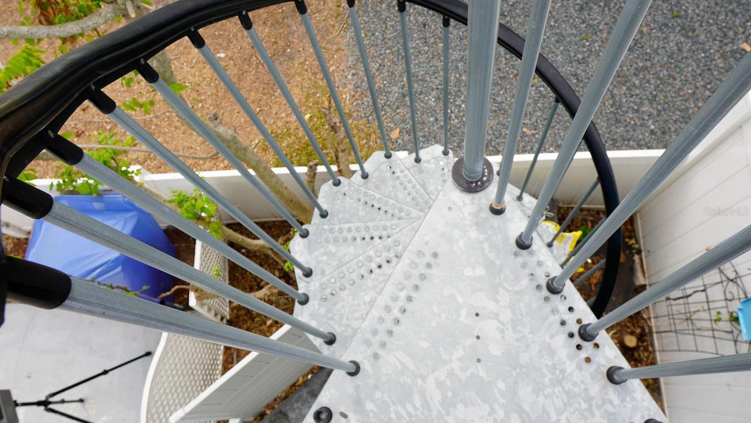 Spiral Staircase to sundeck