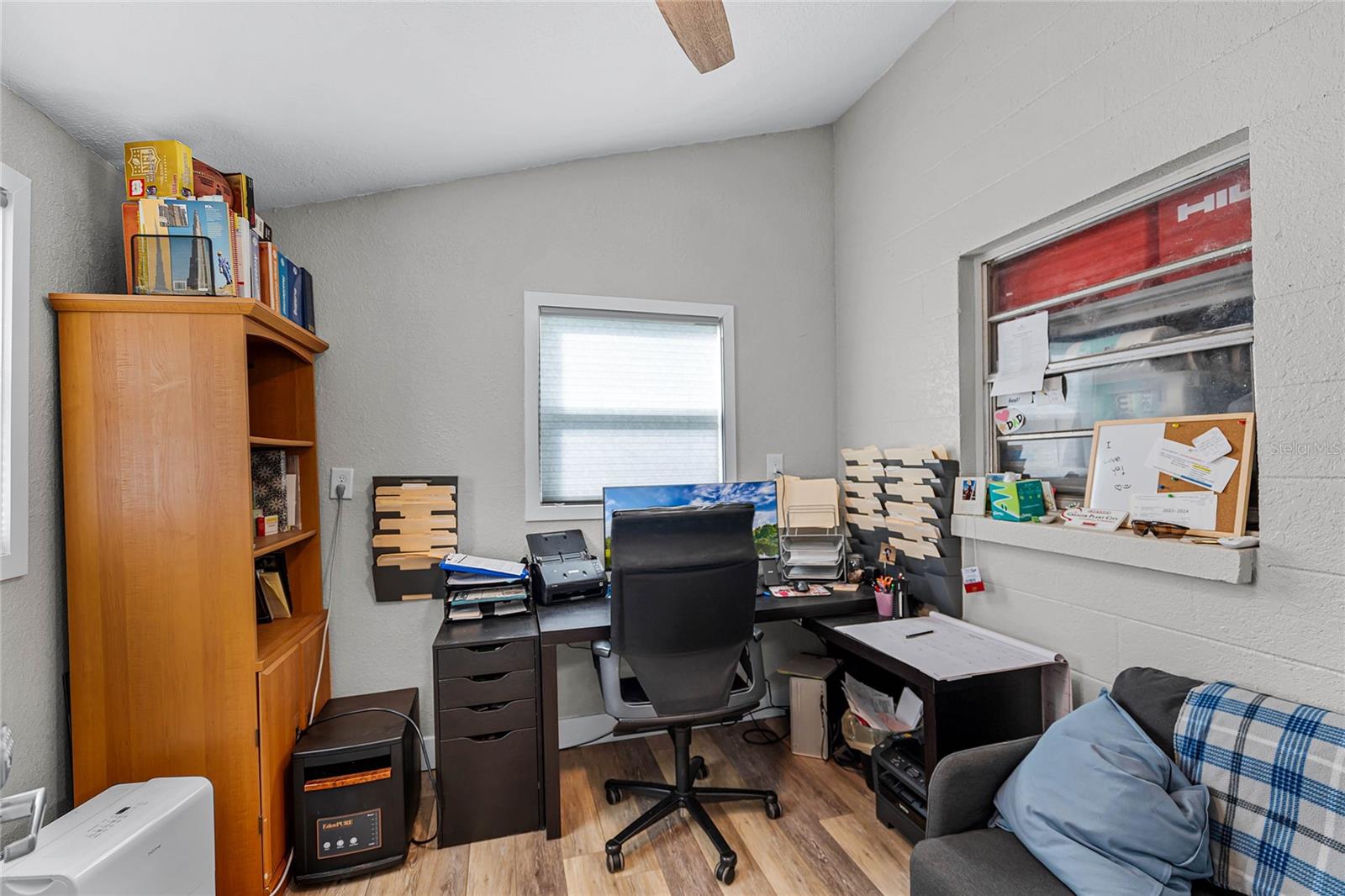 Office in detached garage