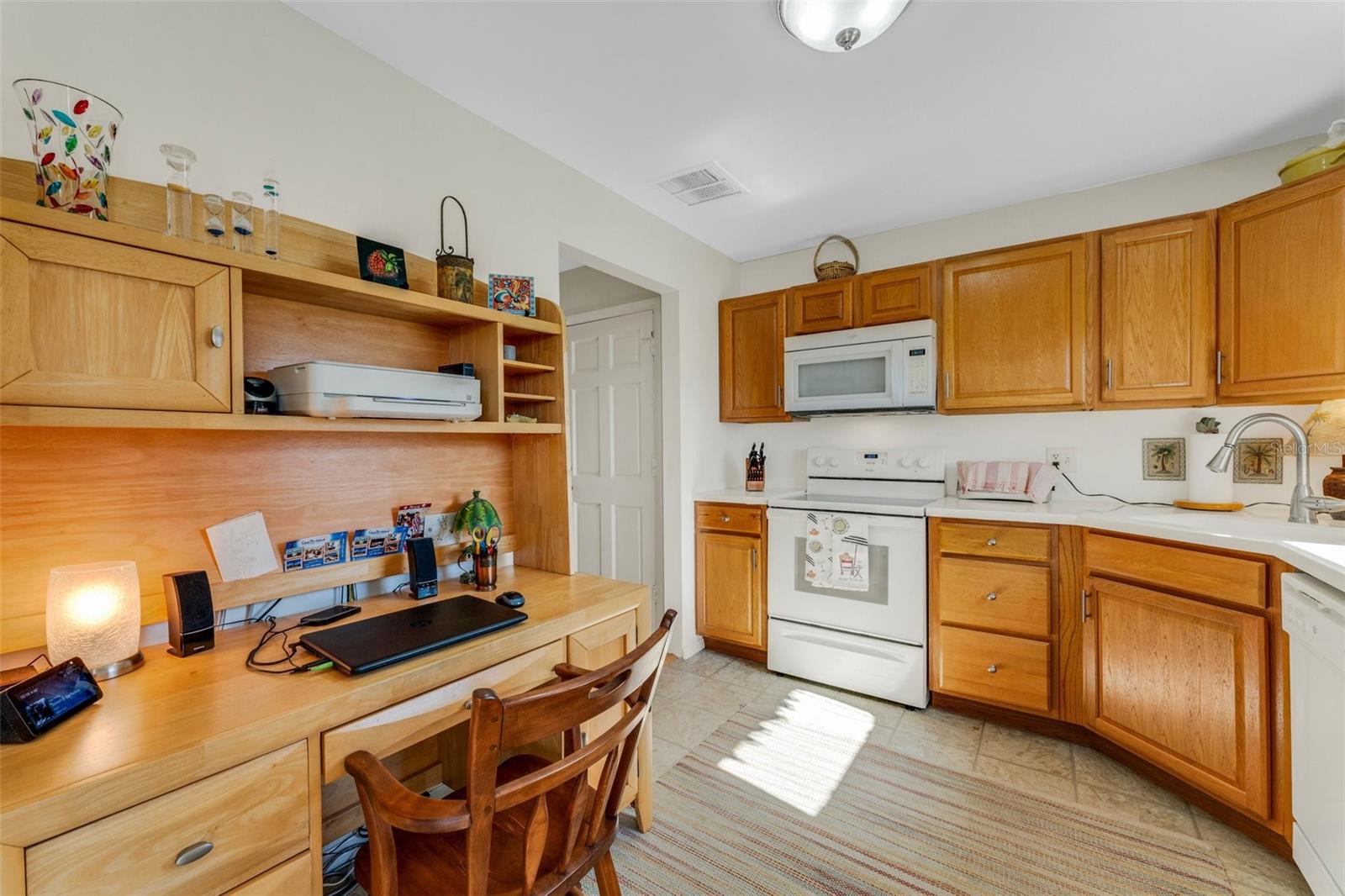 Kitchen with Desk