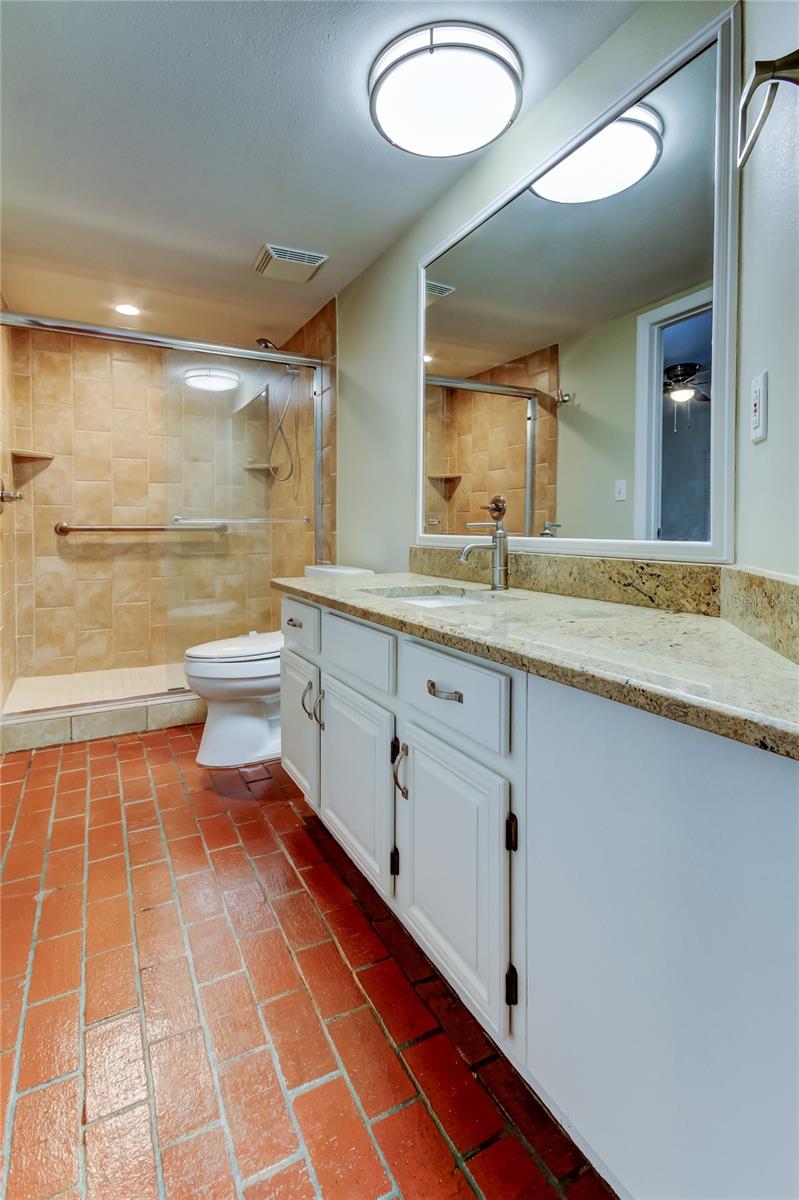 Secondary bathroom