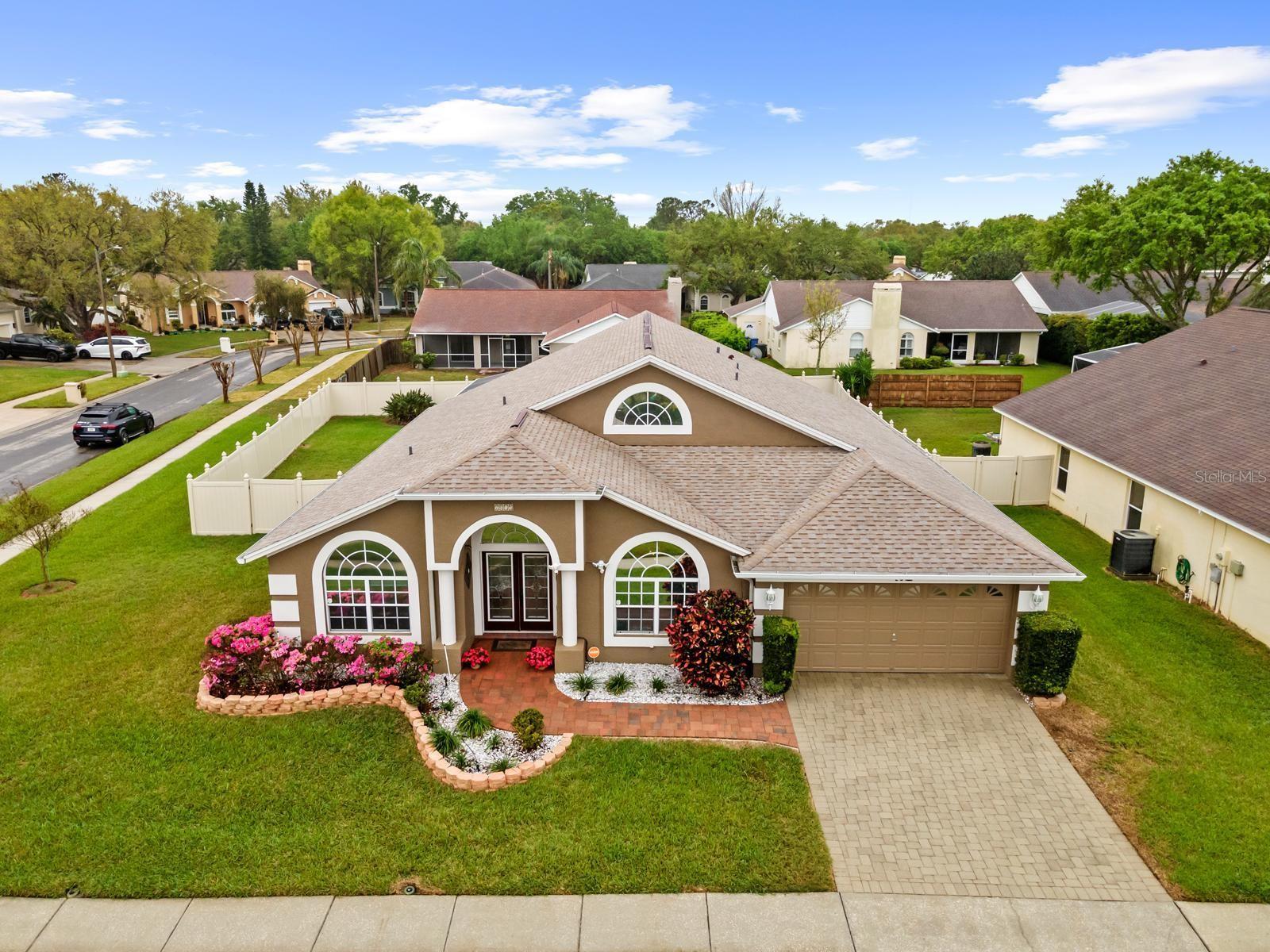 Located on a corner lot with a vinyl-fenced backyard, and a gate on both sides of the home. ROOF is 2022.