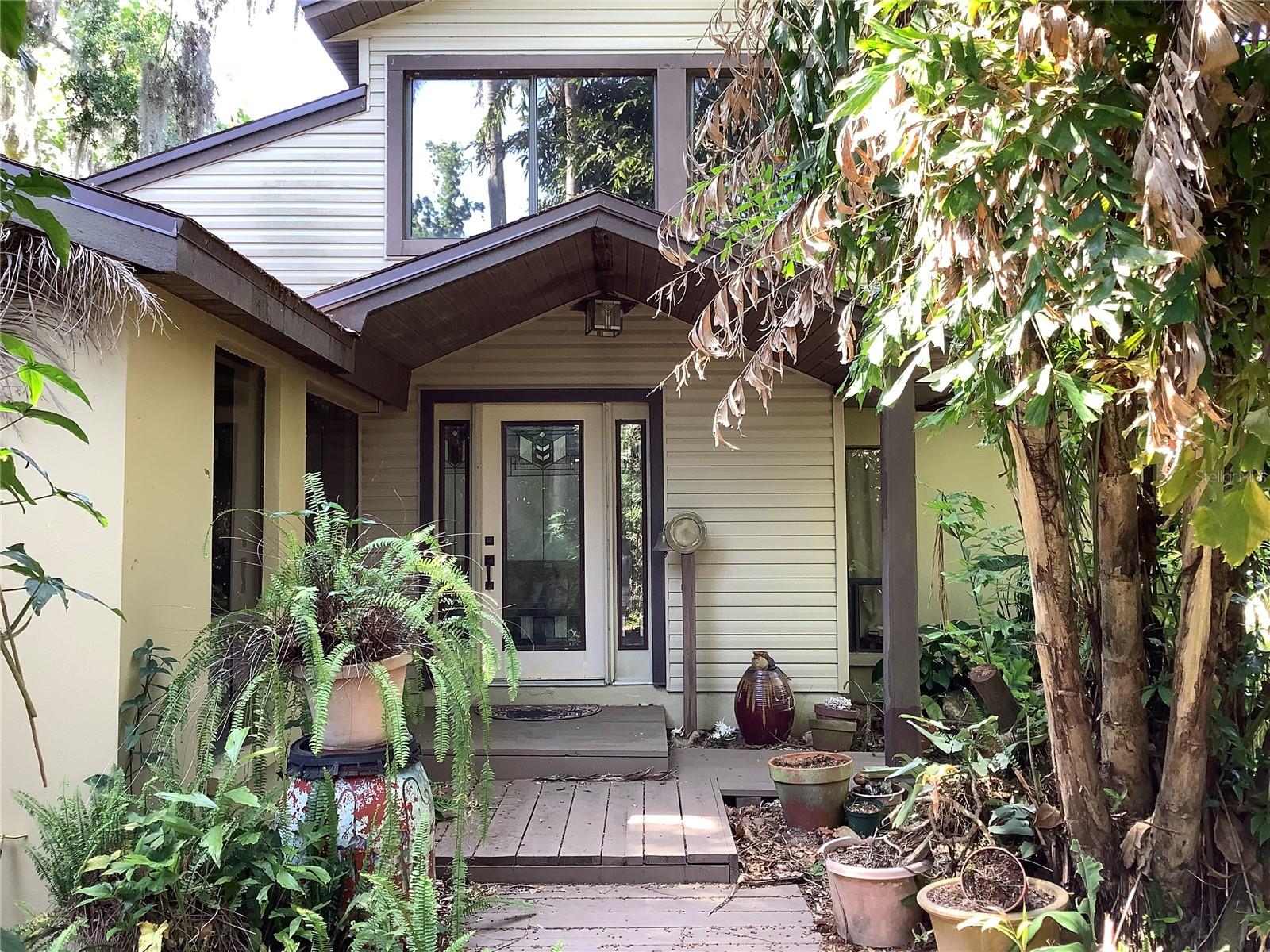 Front entry of house
