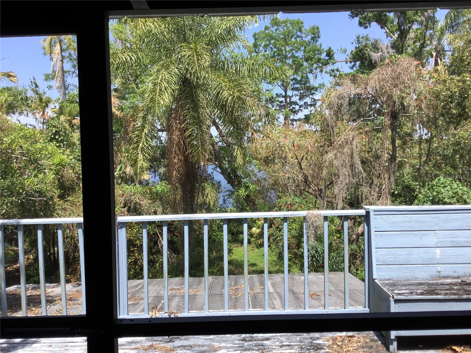 View of lake from 2nd floor BR and patio