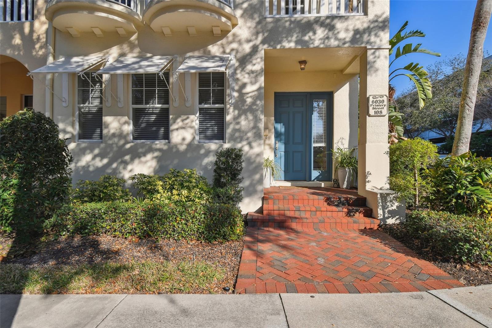 Front of Townhome