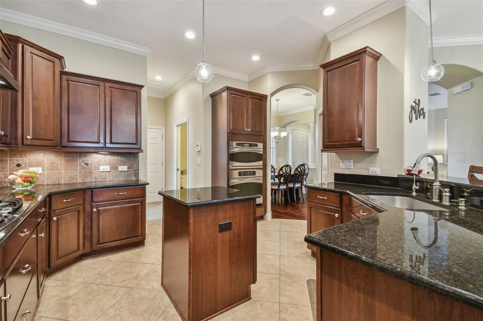 Kitchen w/Stainless Appliances & Island