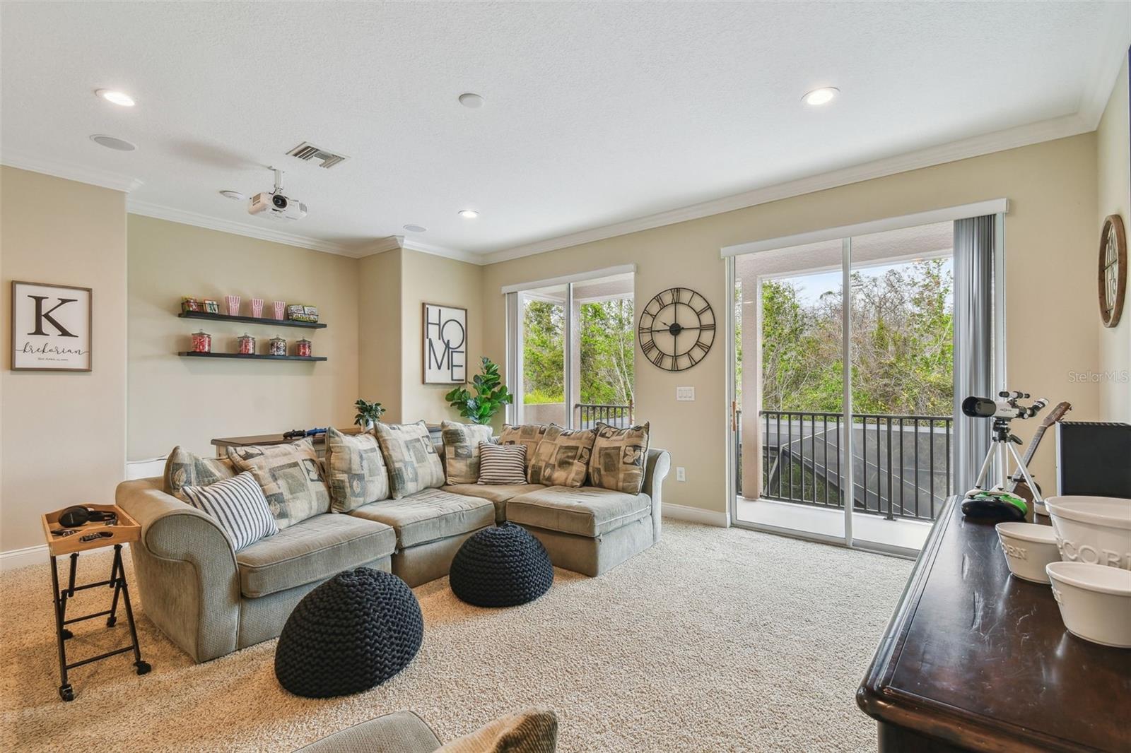 Bonus Room w/balcony & views of Conservation