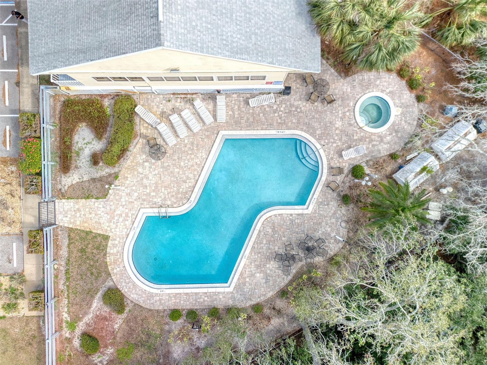 pool and hot tub