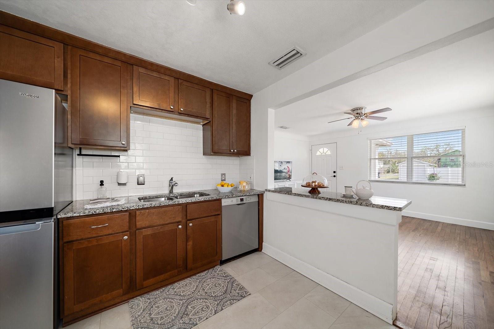 Kitchen with modern appliances