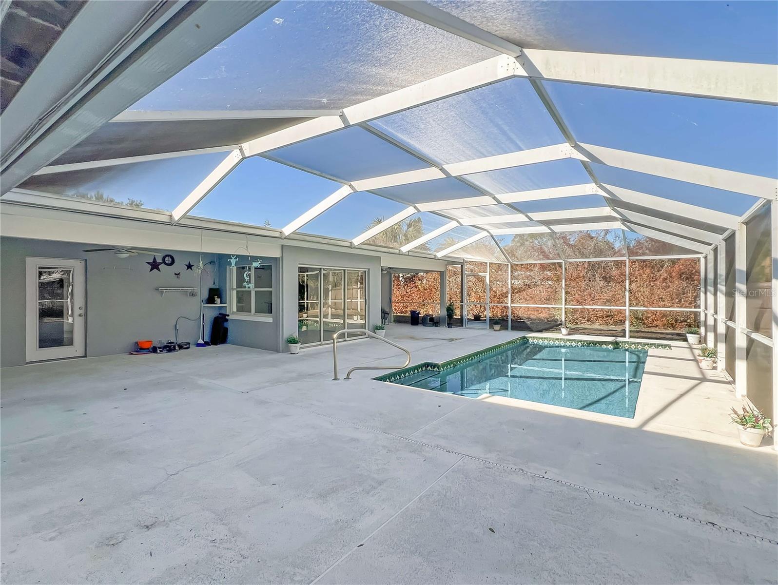 Pool and screened lanai