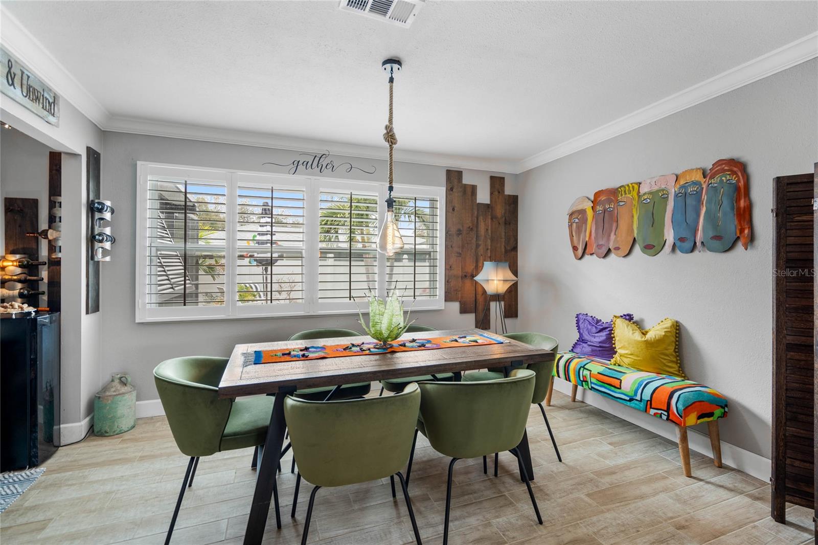 Dining Room Views - or convert back into the 3rd bedroom