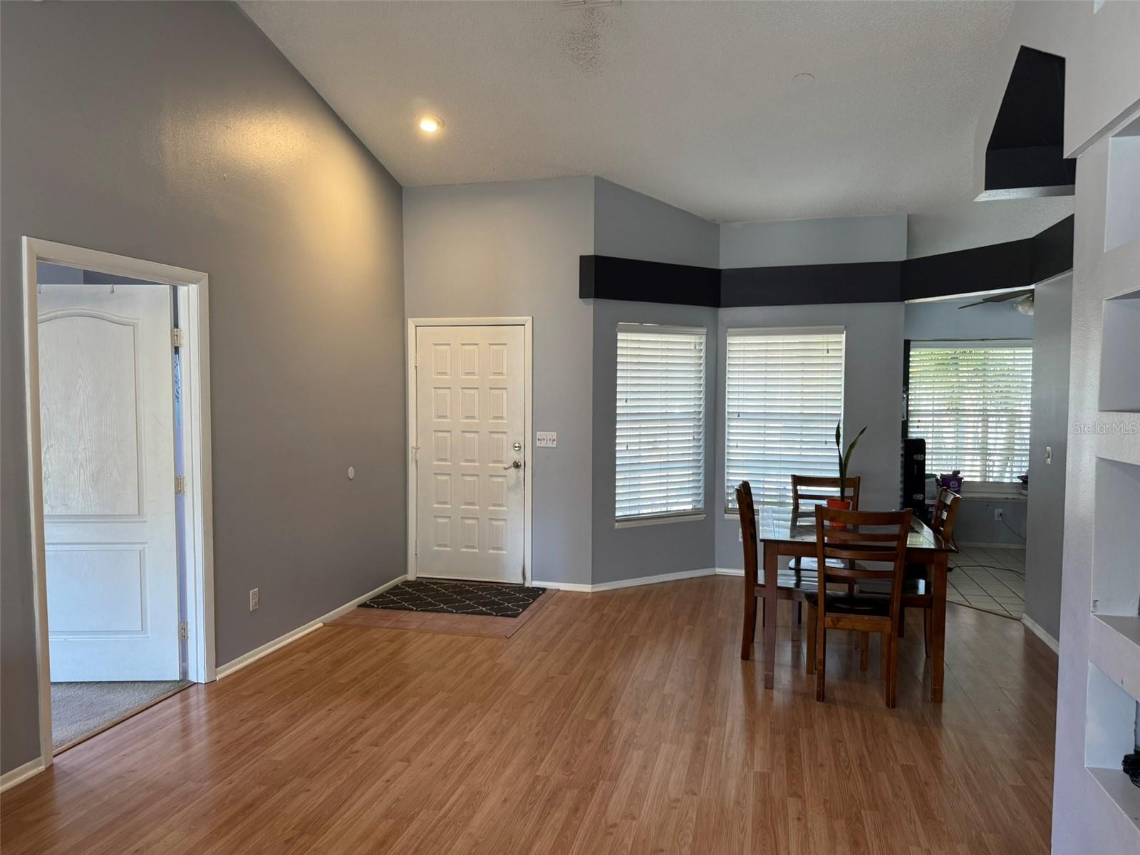 from living towards dining area and front door