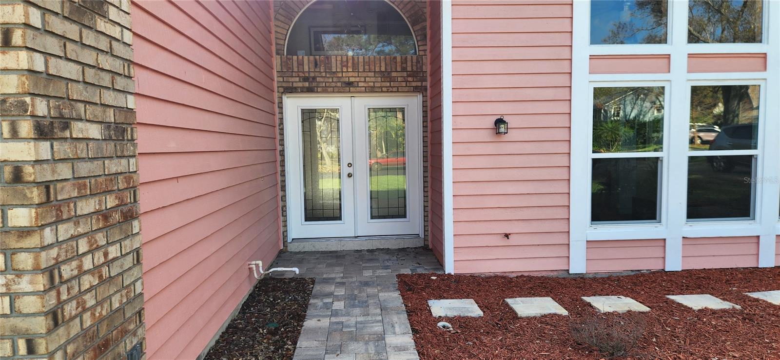 Custom French Door Entrance