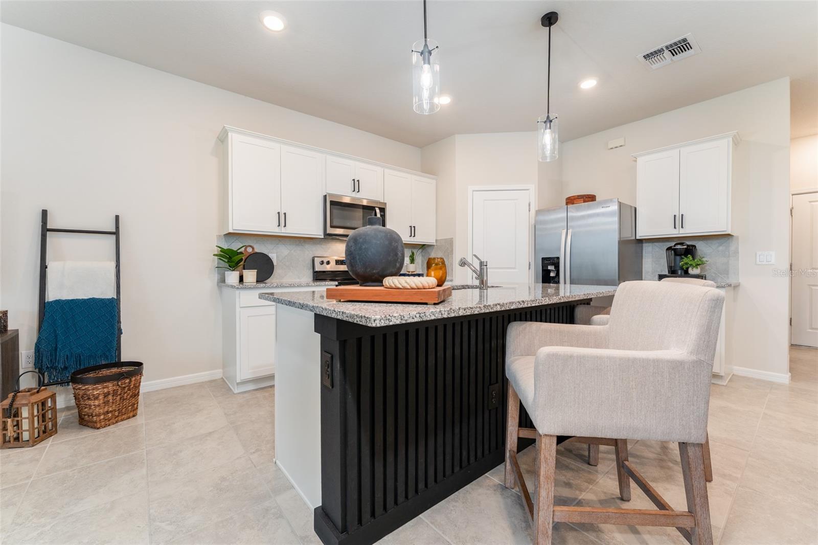 Custom Decorative Wood Work on Kitchen Island