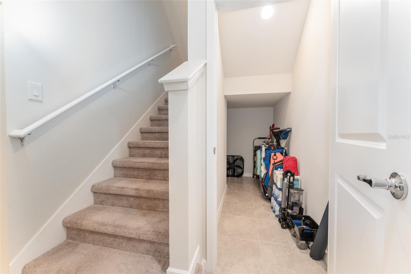 Large Storage Area under the stairs