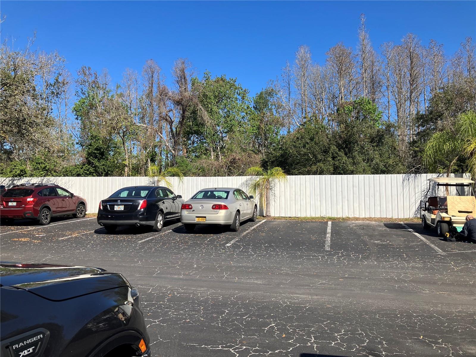 Lots of parking close to the building