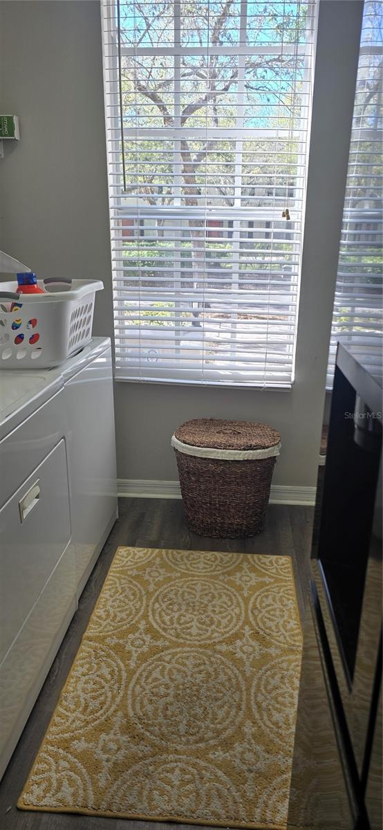 Laundry room off of kitchen