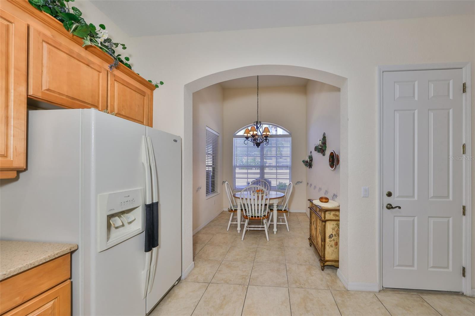 Kitchen looking into the Dining Area