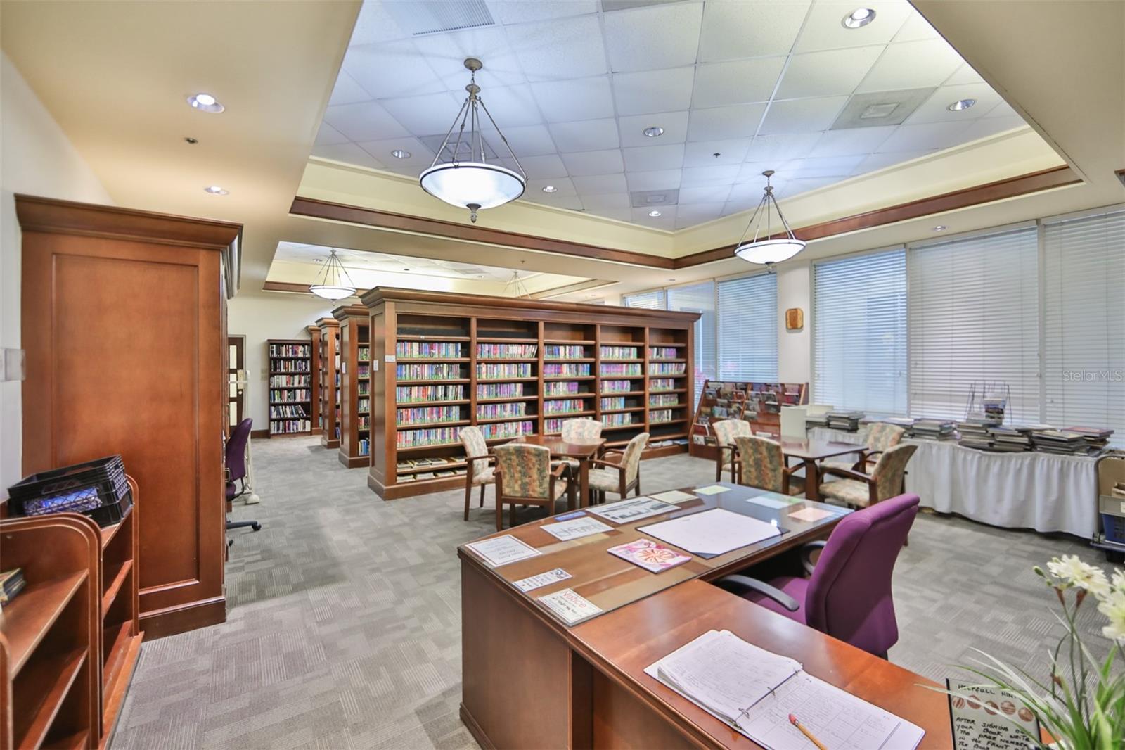 North clubhouse Library