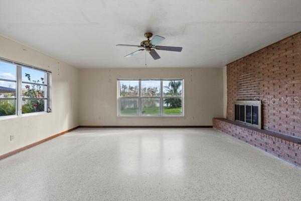 Living Room with water views!