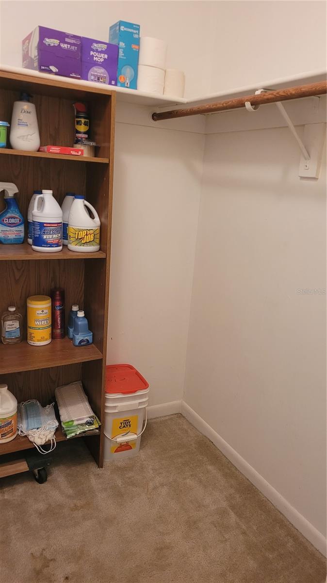 Hall storage closet