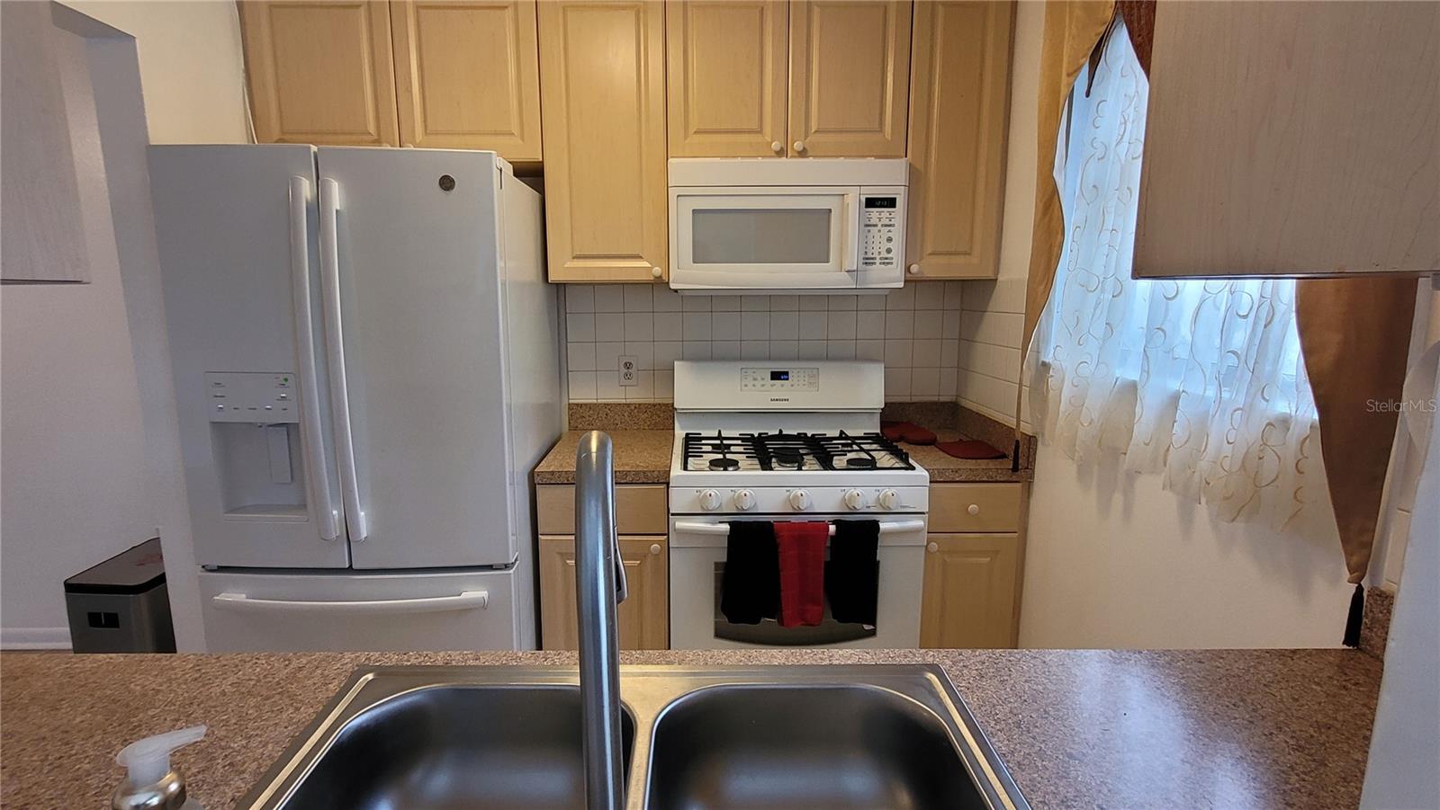 Nicely updated kitchen with newer refrigerator