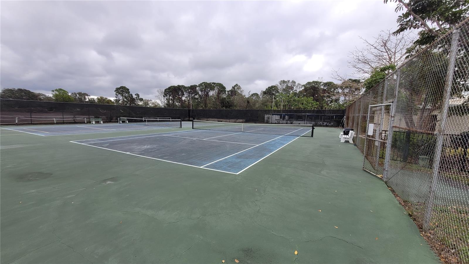 Tennis and pickle ball courts