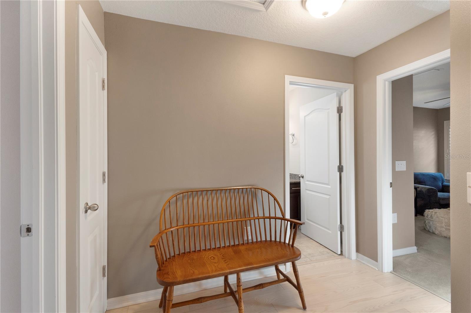 Hallway with Linen Closet (Upstairs)