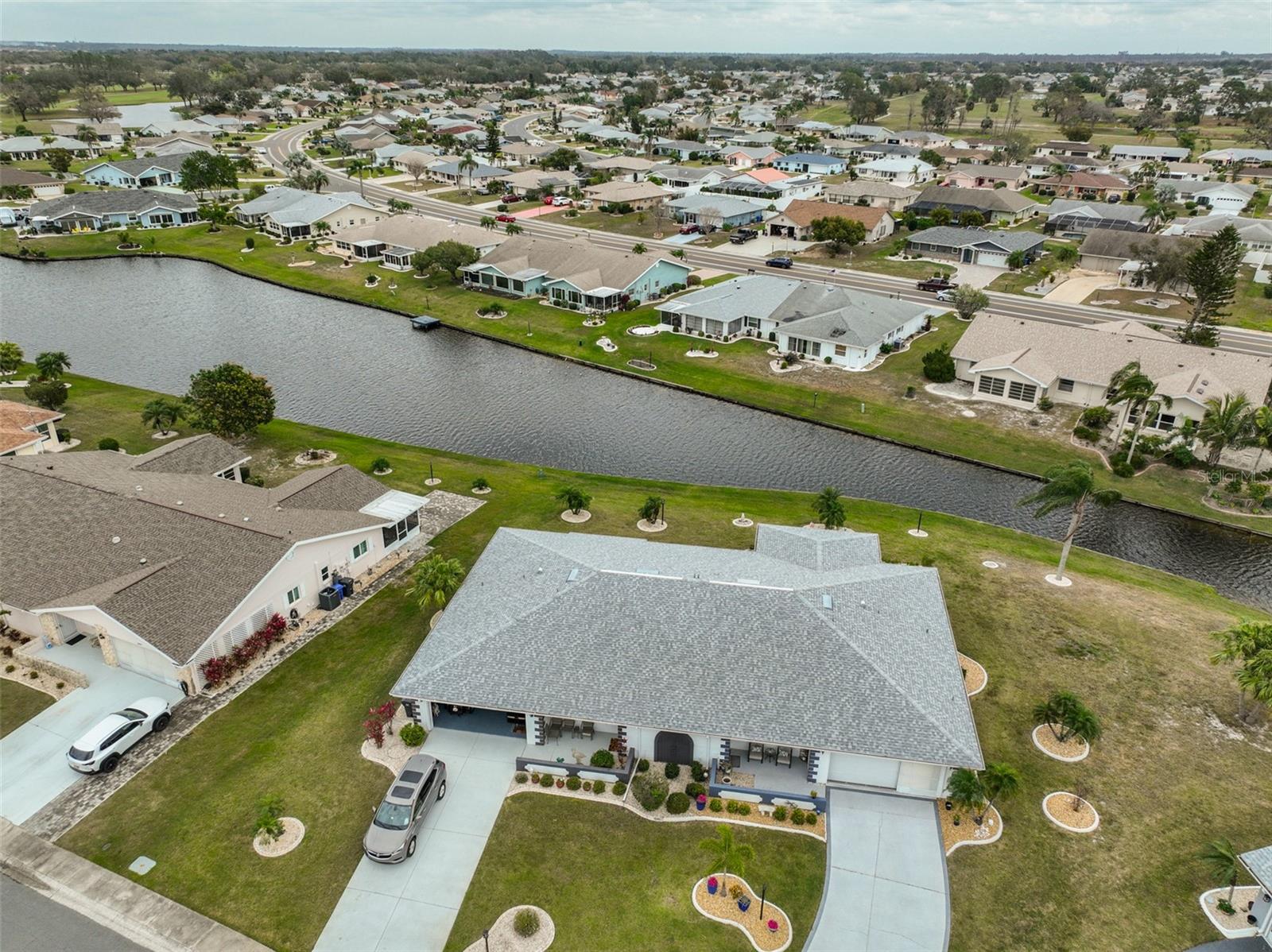 Aerial View of the larger irregular lot