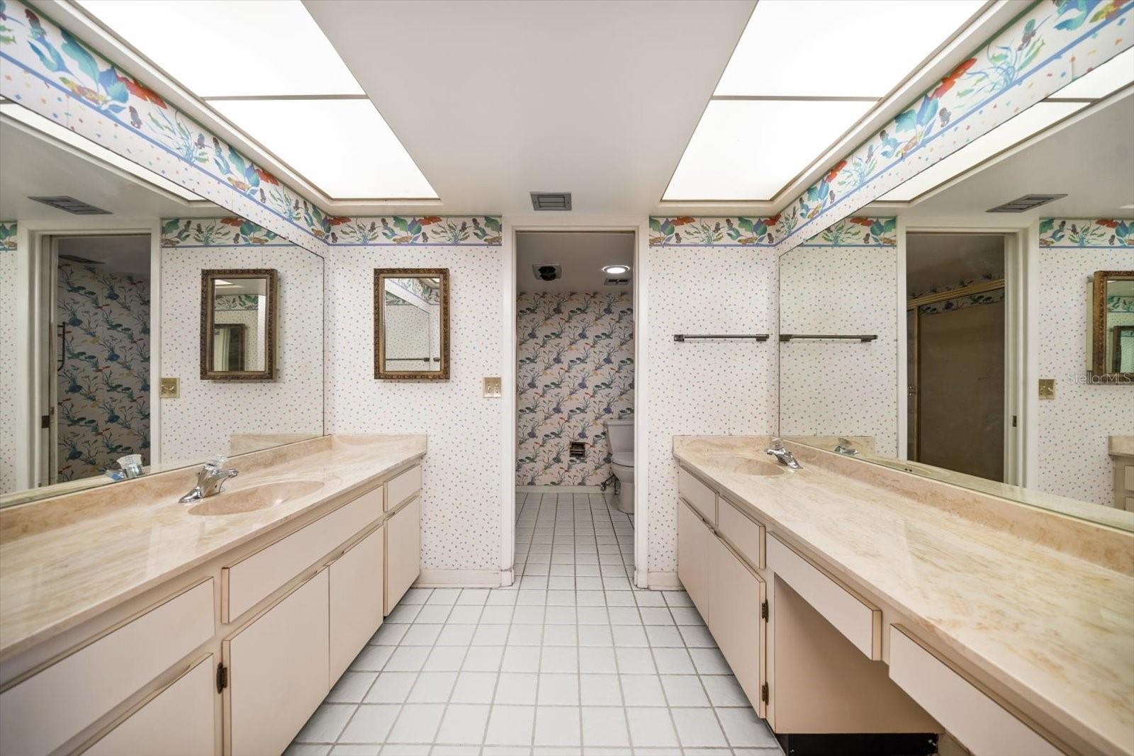 Primary Bathroom with Dual vanities