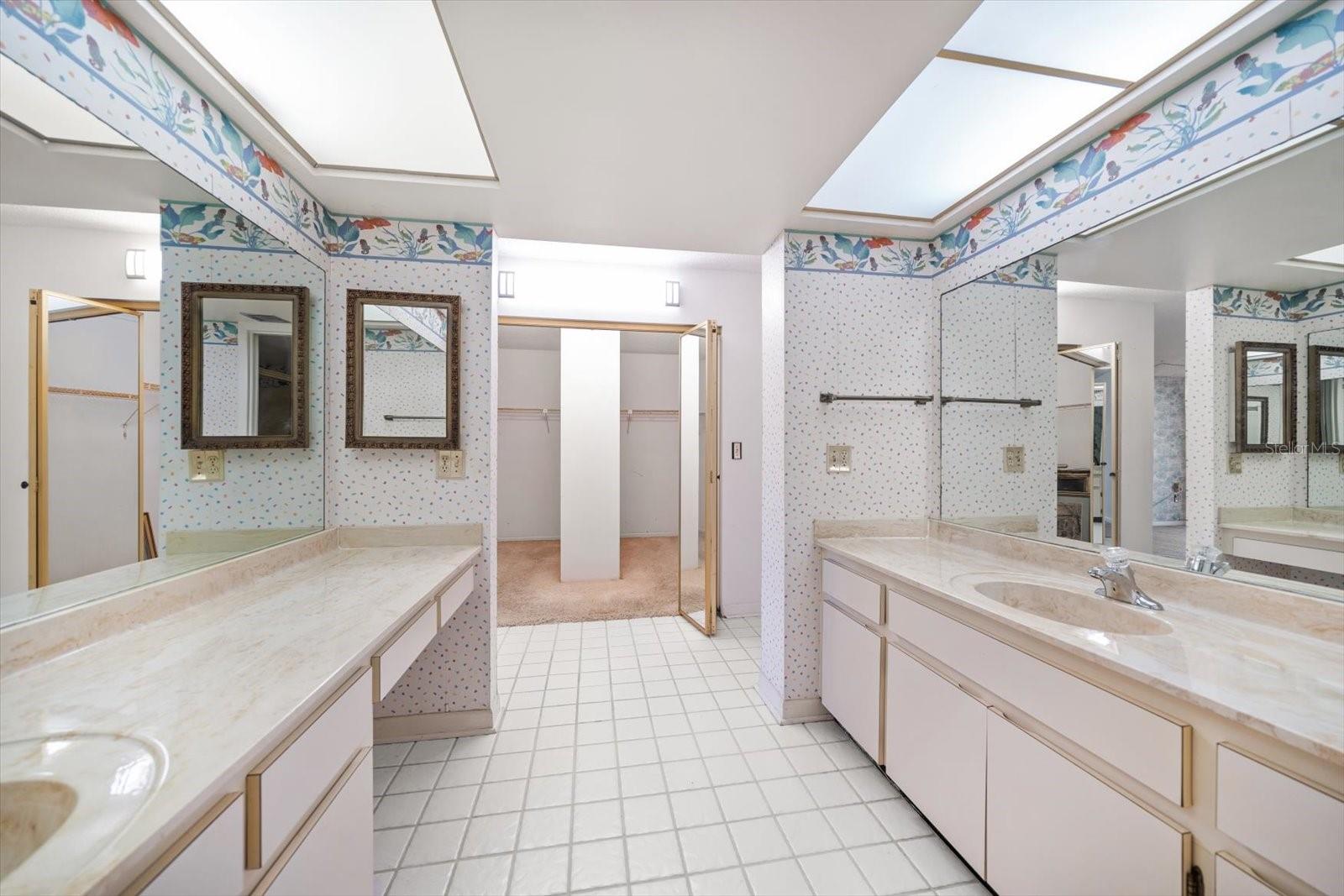 Primary Bathroom with Dual vanities