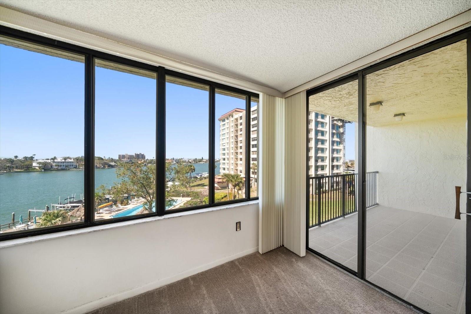 Living Room to Balcony Walkout