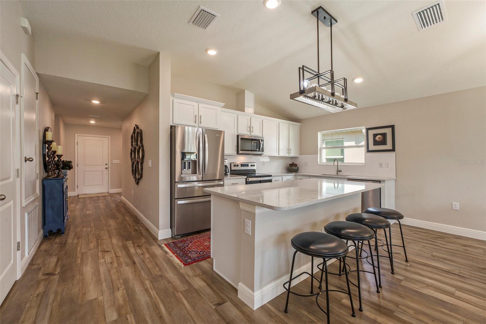 Front hall & Kitchen