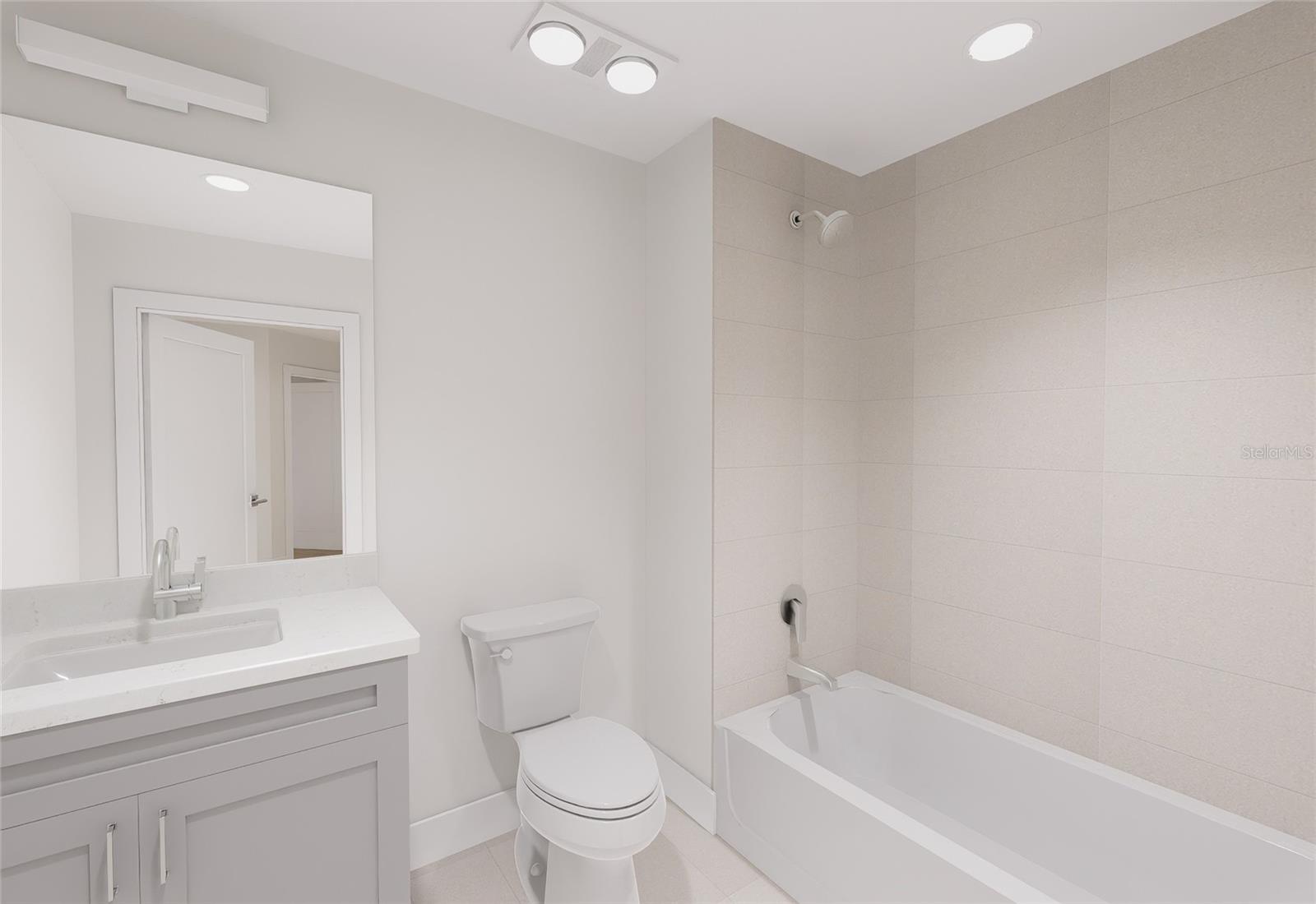 Bathroom #2 with tub
