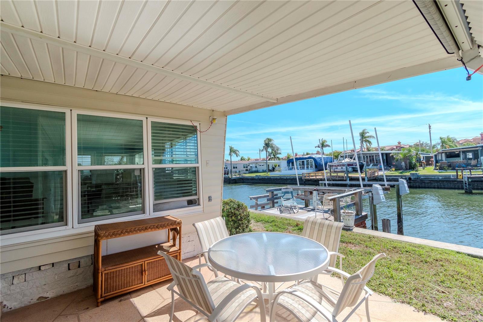 Covered patio