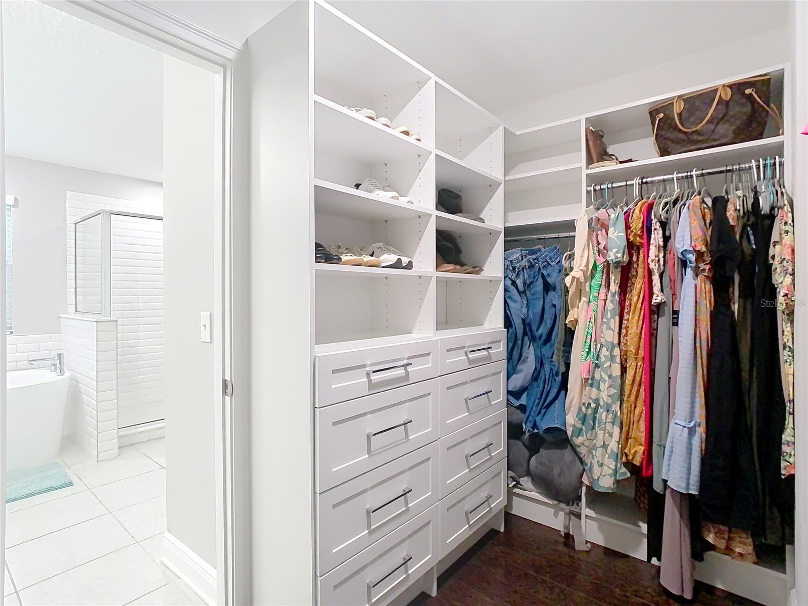 Master Walk-in closet