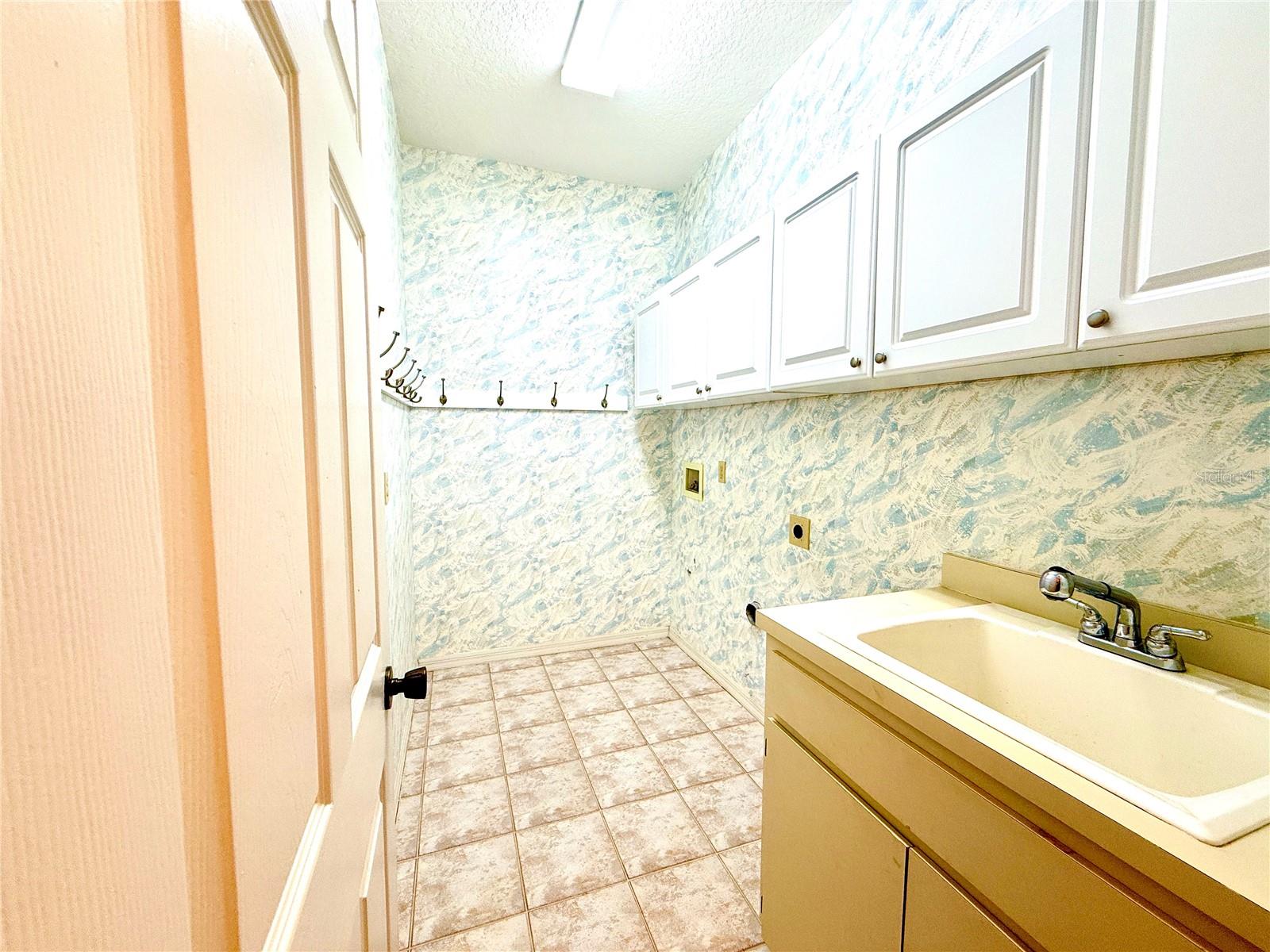 And house laundry room