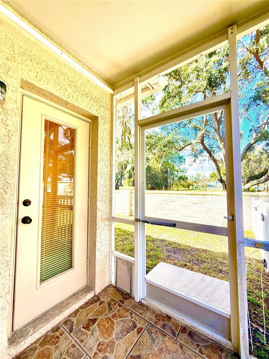 Pool bath door