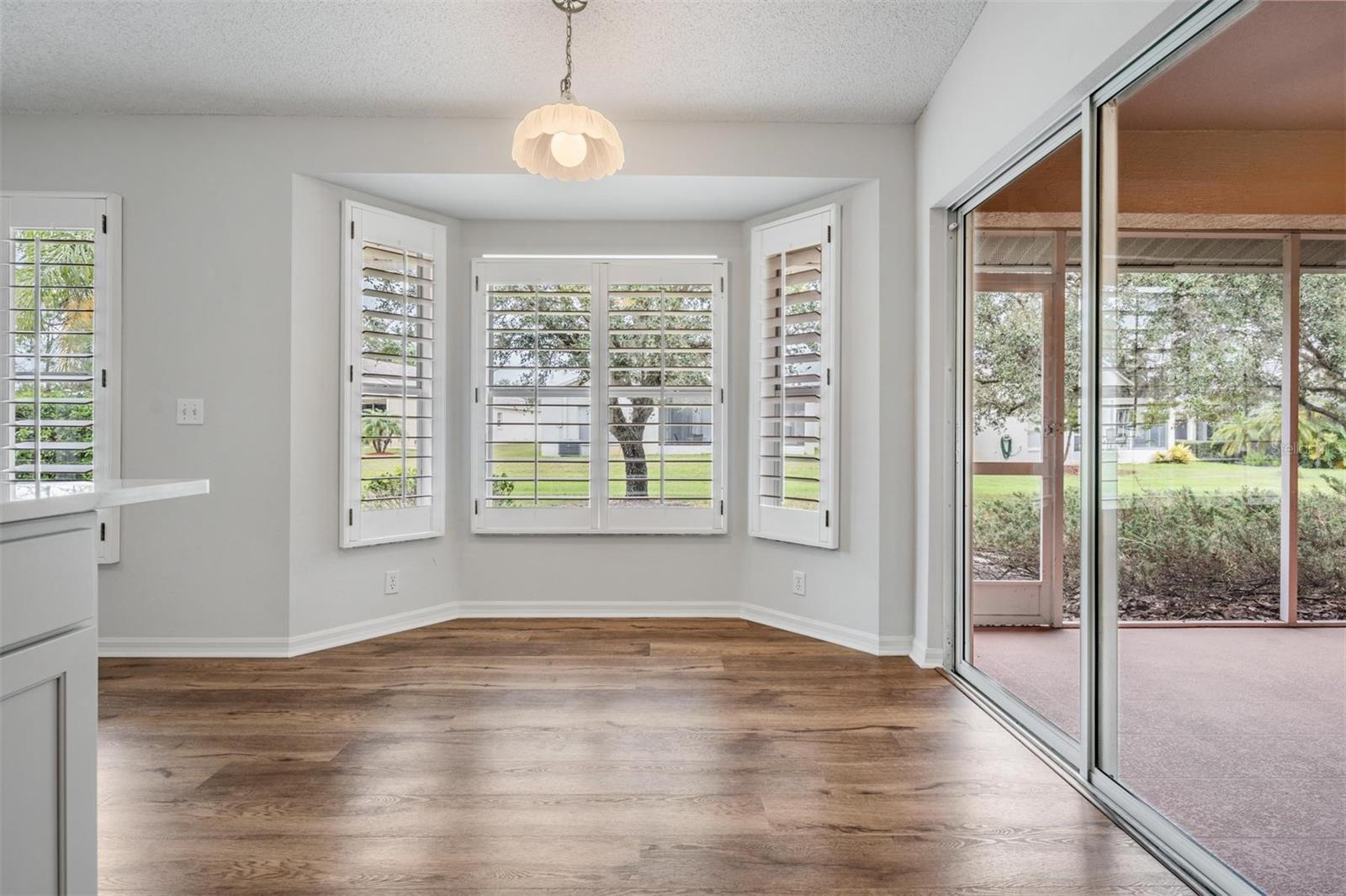 Upscale shutters on the windows