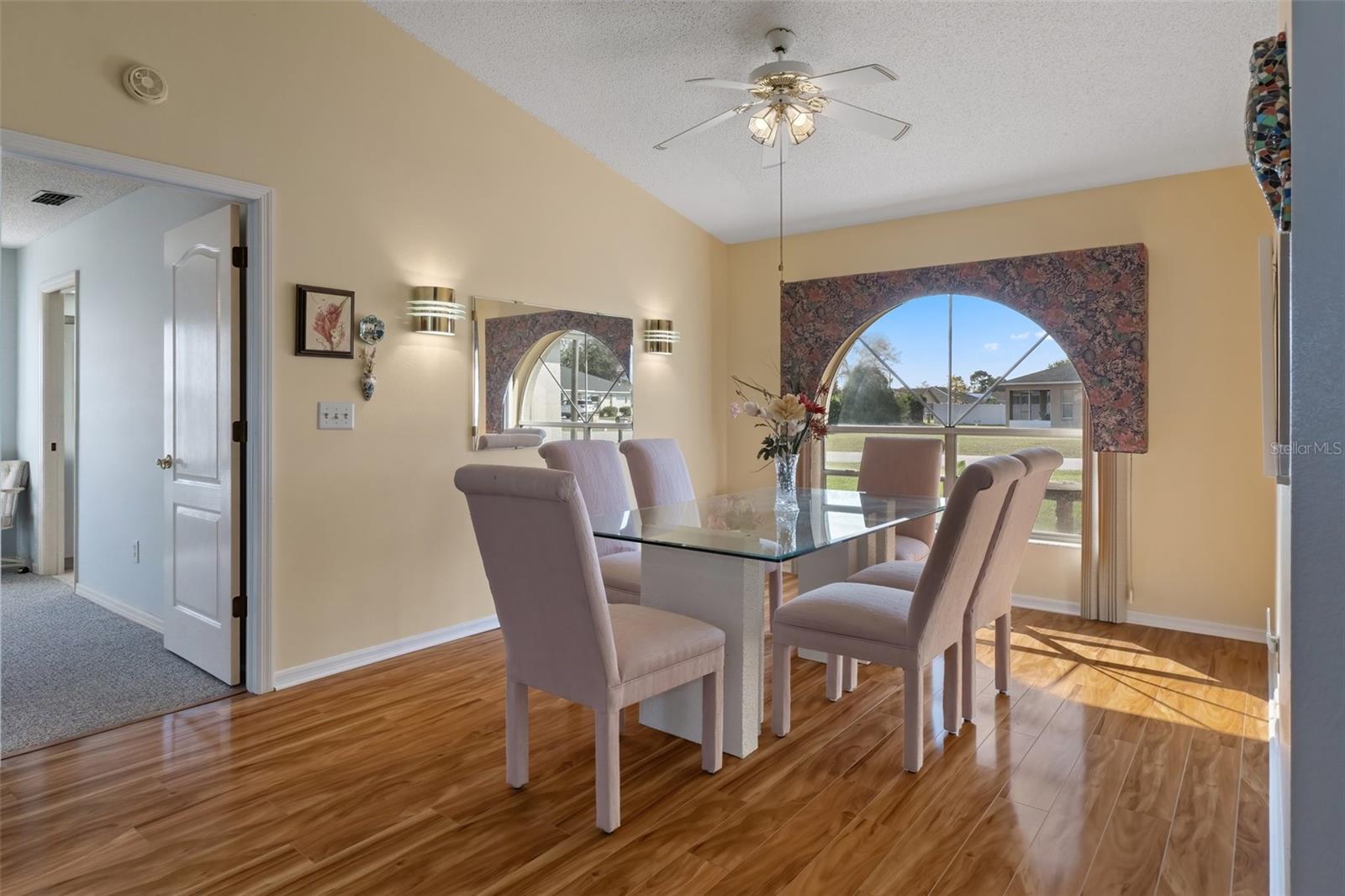 Dining Room with Newer Flooring