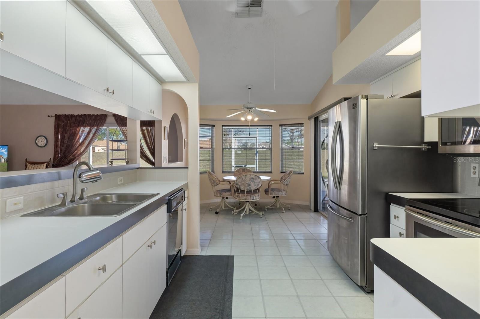 Kitchen with Adjoining Nook