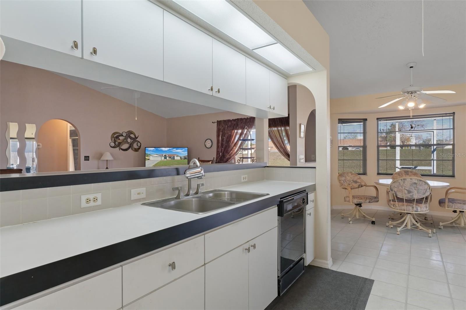 Kitchen Overlooking Living Room