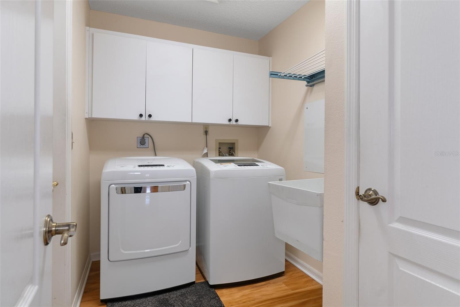 Inside Laundry Room with Closet