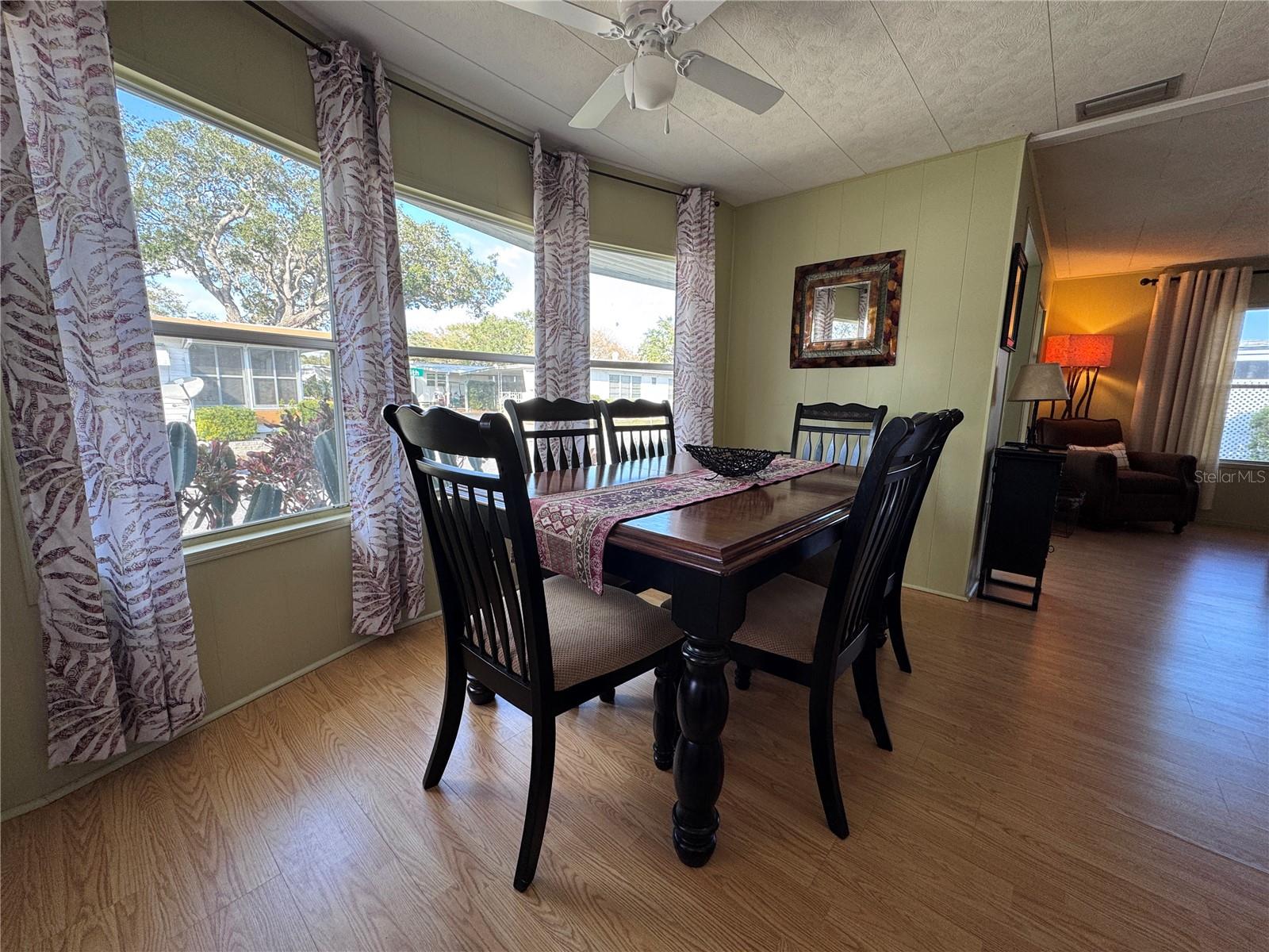 Dining Room with plenty of seating.