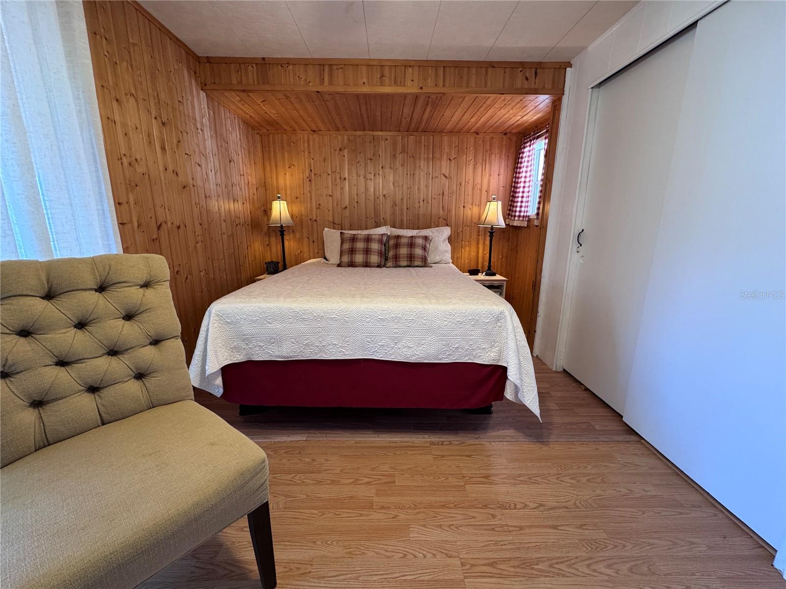 Guest Room with a closet.