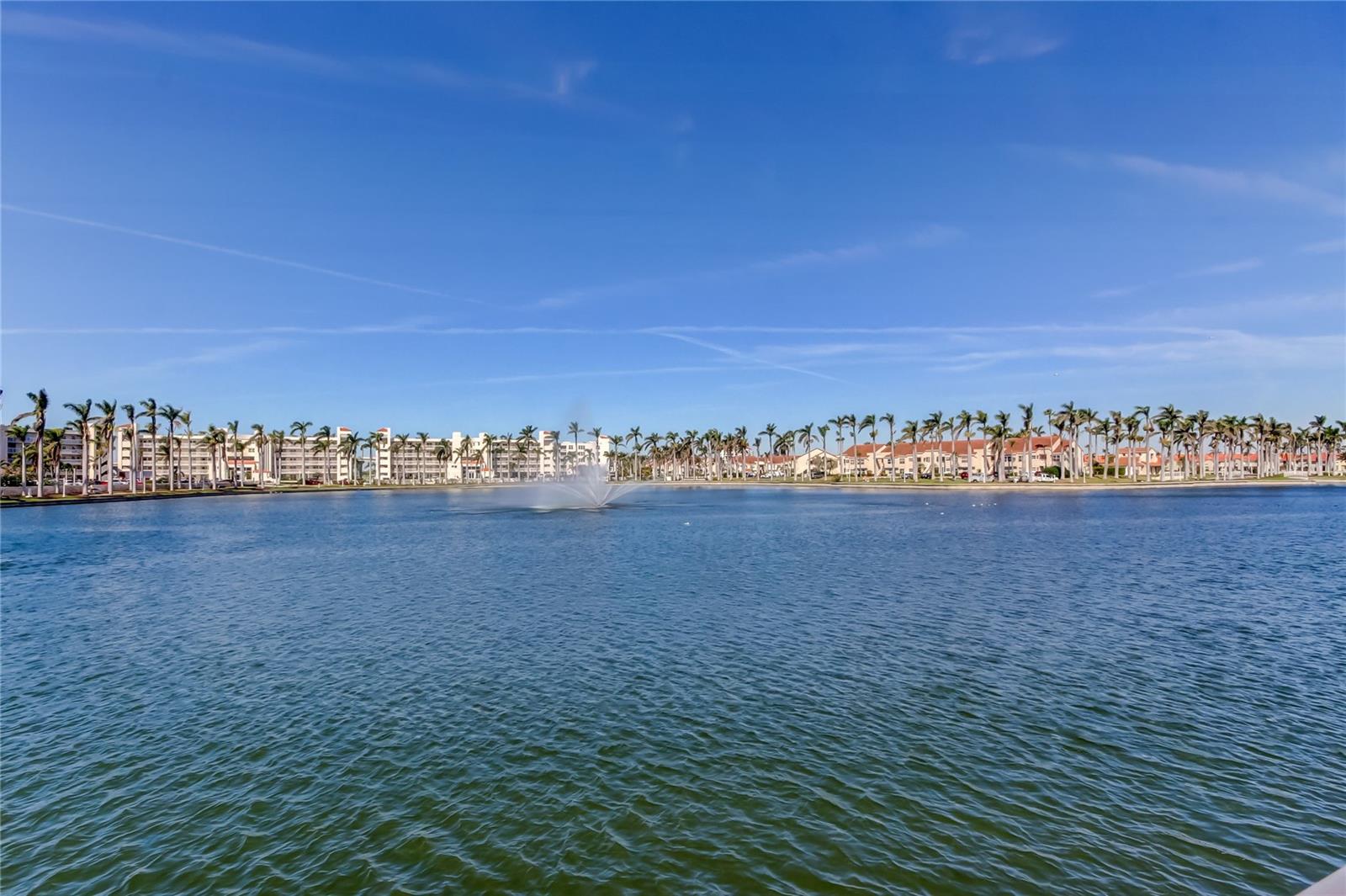 Bahia Shores Lake with Fountain