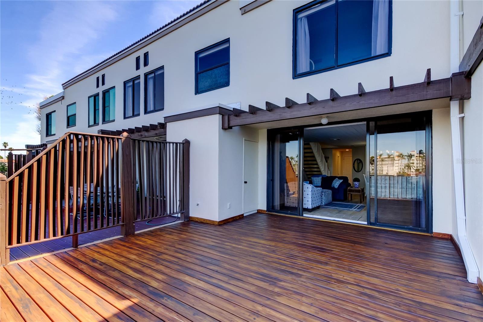 Deck with Extra Storage Closet