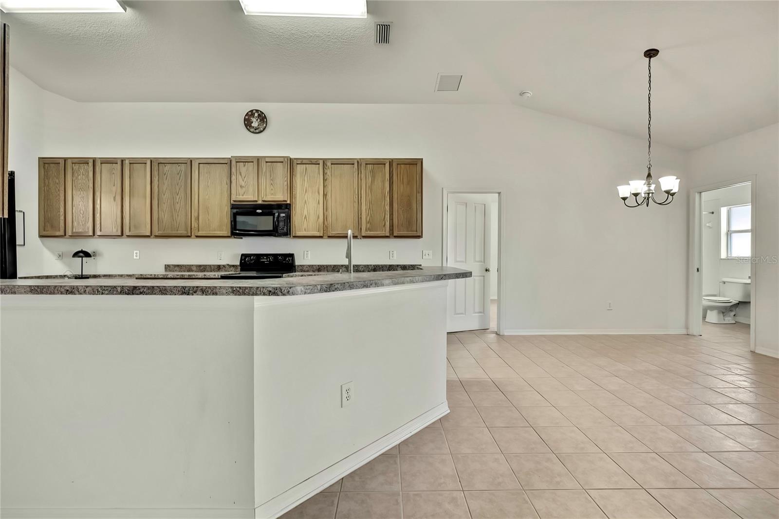 Plenty of Cabinet and counter space