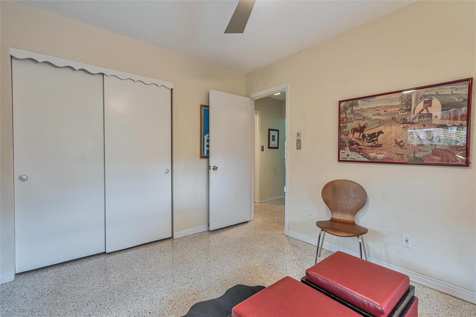 Nice closet space in second bedroom